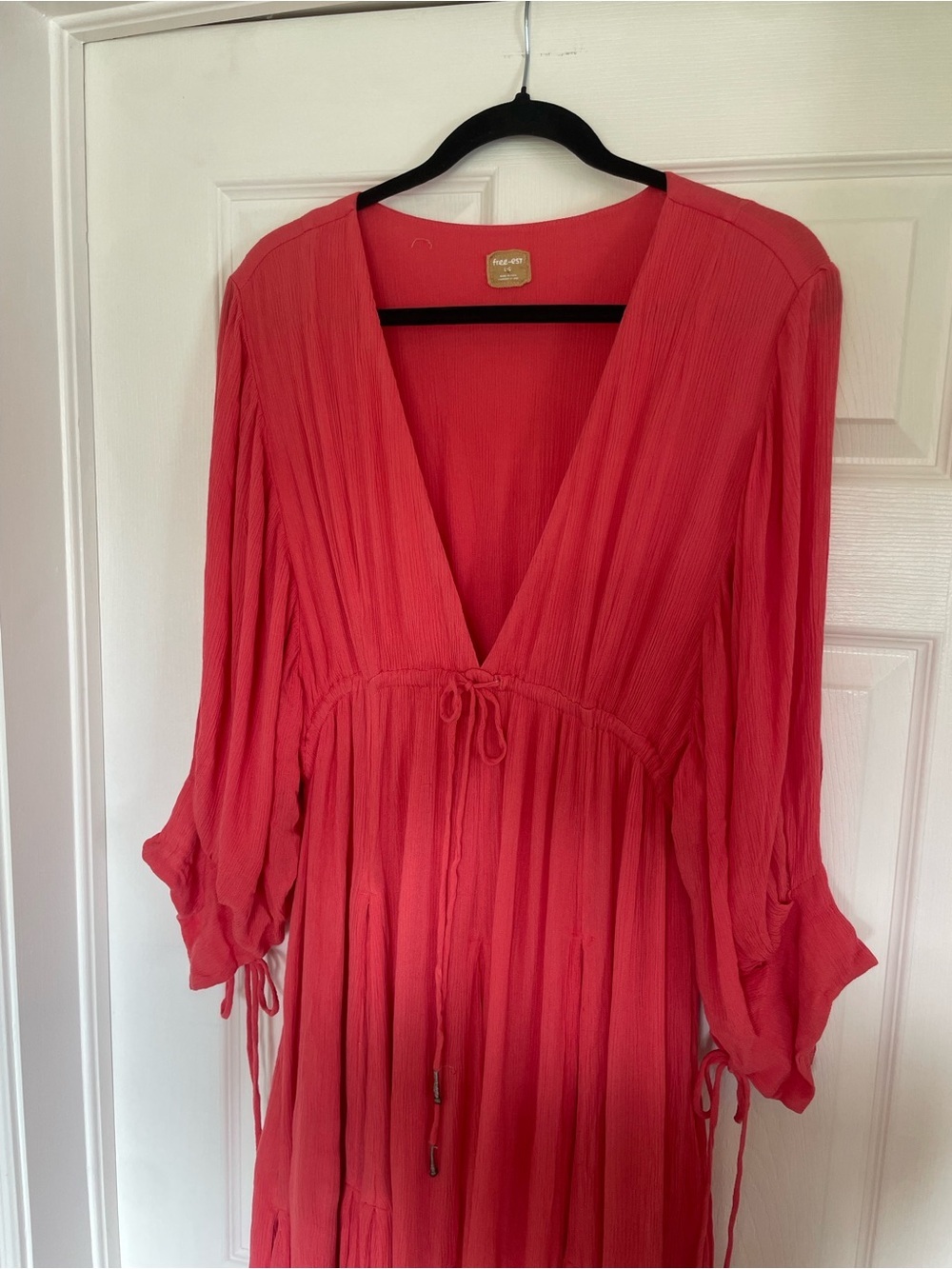 Free People Just Like Paradise Coral Maxi Dress - Picture 10 of 16